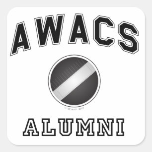 Pegatina Cuadrada Alumnos del AWACS