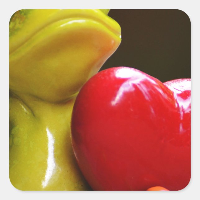 Pegatina Cuadrada Ama...Soy Lonley (Anverso)