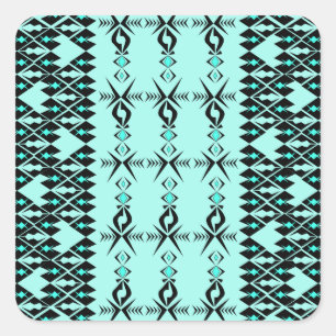 Pegatina Cuadrada Amadahy ~ Agua forestal