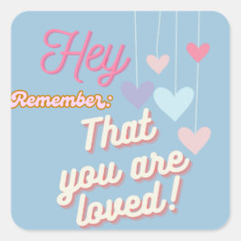 Pegatina Cuadrada Amado