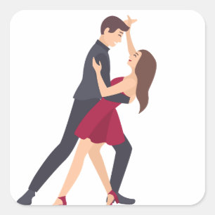 Pegatina Cuadrada "Amarres de amor"