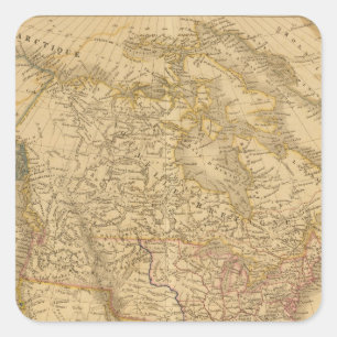 Pegatina Cuadrada América 2