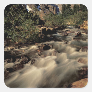 Pegatina Cuadrada América del Norte, Canadá, Canadian Rockies, Ban