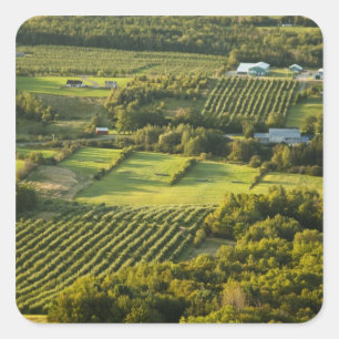 Pegatina Cuadrada América del Norte, Canadá, Nueva Escocia, Annapoli