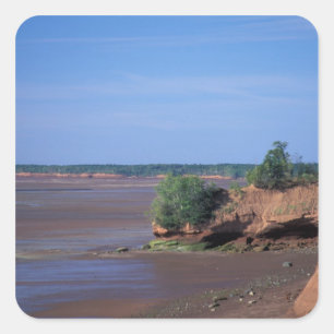 Pegatina Cuadrada América del Norte, Canadá, Nueva Escocia, Econom