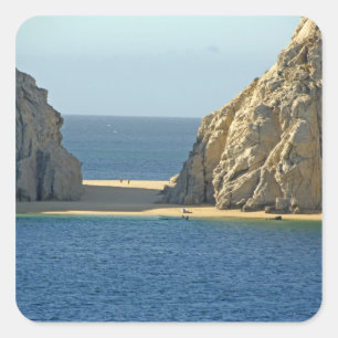 Pegatina Cuadrada América del Norte, México, Estado de Baja Californ