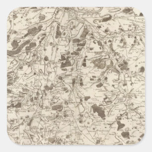 Pegatina Cuadrada Amiens