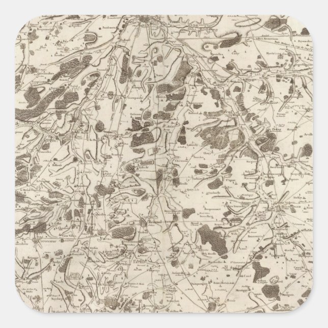 Pegatina Cuadrada Amiens (Anverso)