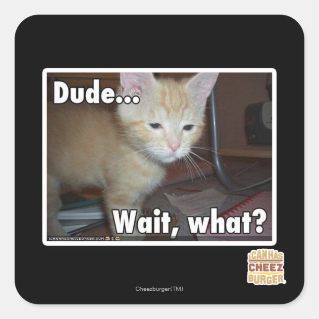 Pegatina Cuadrada Amigo (Anverso)