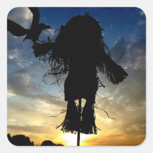 Pegatina Cuadrada Amigos de la caída