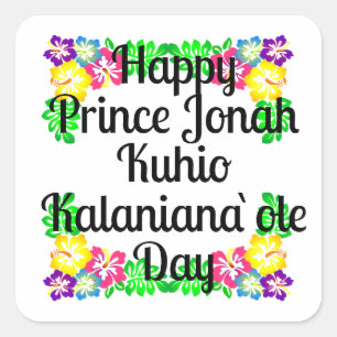 Pegatina Cuadrada Amo A Mi Príncipe De La Rana