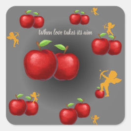 Pegatina Cuadrada Amor divino