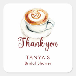 Pegatina Cuadrada Amor está en Infusión Bridal Shower Personalizado