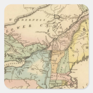 Pegatina Cuadrada Andc de Canadá