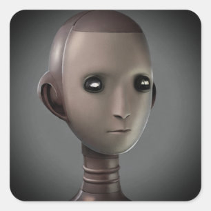 Pegatina Cuadrada Android