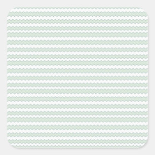 Pegatina Cuadrada Anémona de mar del zigzag