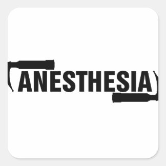 Pegatina Cuadrada Anestesia Mac Blade