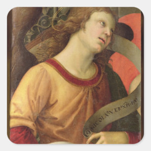 Pegatina Cuadrada Ángel