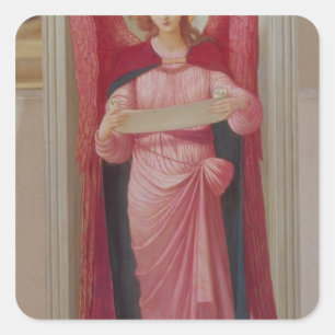 Pegatina Cuadrada Ángel