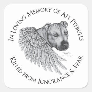 Pegatina Cuadrada Ángel de Zeus