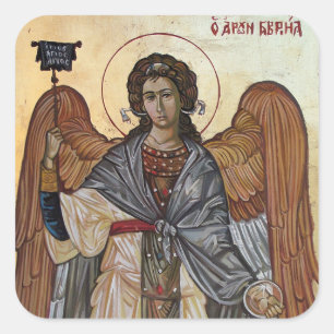 Pegatina Cuadrada Angel Gabriel