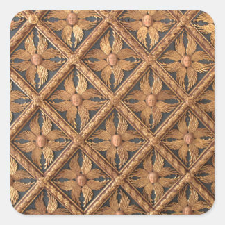 Pegatina Cuadrada Ángeles. Seraphim de seis alas. Galería Accademia 