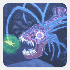 Pegatina Cuadrada Angler2.