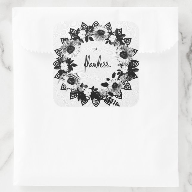 Pegatina Cuadrada Animación Ilustración Consuelo Esperanza (Bolso)