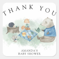 Animales del bosque de Woodland - Gracias