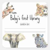 Animales salvajes de safari - Primera biblioteca d