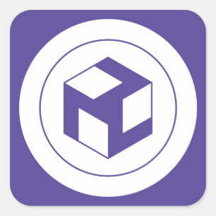 Pegatina Cuadrada Antahkarana masculino - Yang Antahkarana