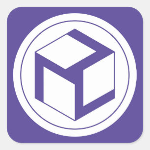 Pegatina Cuadrada Antahkarana - Yin femeninos Antahkarana