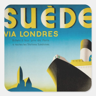 Pegatina Cuadrada Ante vía Londres
