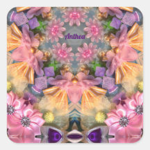 ANTHEA ~ Sombros Amarillos, Púrpura, Rosa, Azul