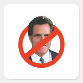 PEGATINA CUADRADA ANTI MITT ROMNEY