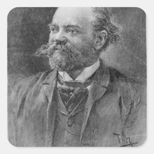 Pegatina Cuadrada Anton Dvorak, 1894