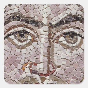 Pegatina Cuadrada ANUNCIO justiniano del emperador I c.547