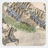 Apertura de la batalla del Cuerno Pequeño (tinta)