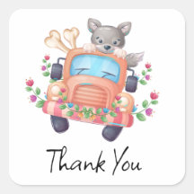 Aplausos con Alegre Lobo Gris