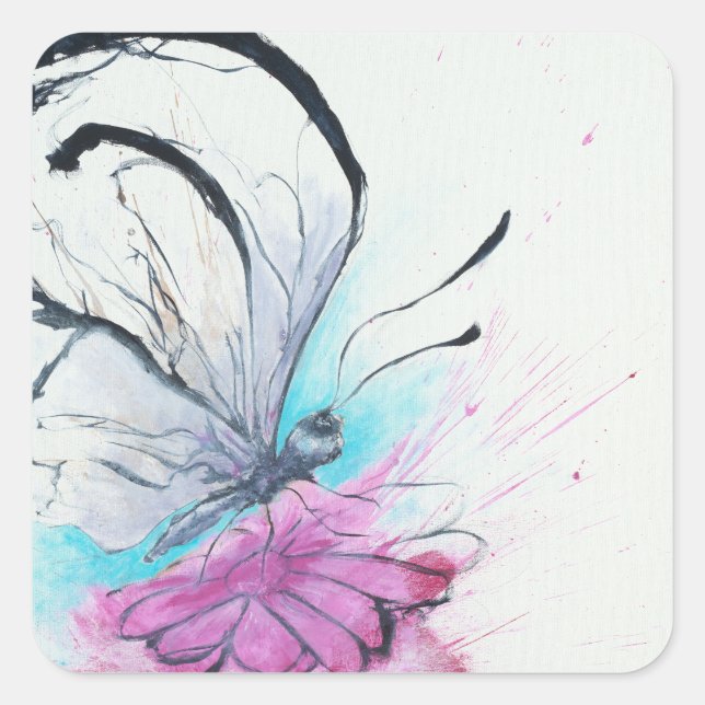 Pegatina Cuadrada Aporia (Anverso)