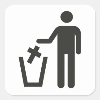 Pegatina Cuadrada Apostasy