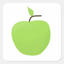 Apple. Dibujo de frutas.