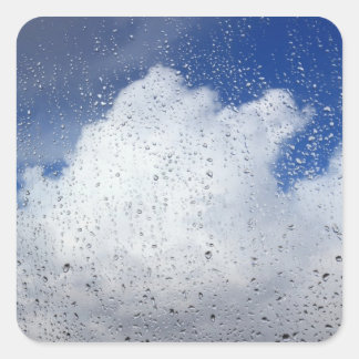 Pegatina Cuadrada April Showers