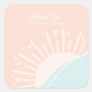 Pegatina Cuadrada Aquí Viene El Clásico Del Sol