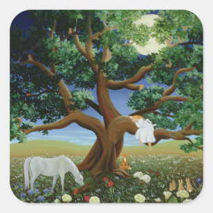 Pegatina Cuadrada Árbol de los sueños 1994