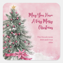 Árbol de Navidad en rosa