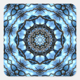 PEGATINA CUADRADA ÁRBOLES