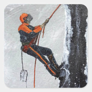 Pegatina Cuadrada Arborist Long Haul Husqvarna