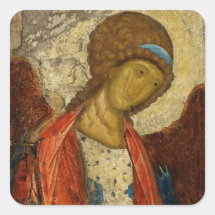 Pegatina Cuadrada Archangel Michael c1414