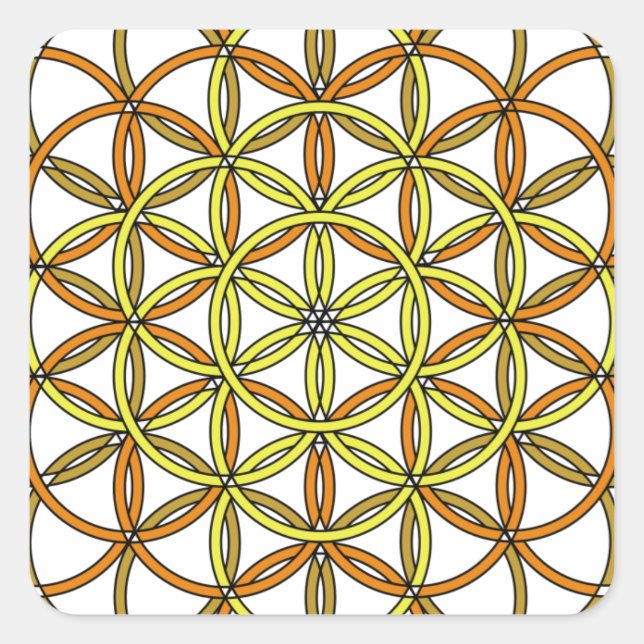 Pegatina Cuadrada Archangel Ramiel Delight (Anverso)